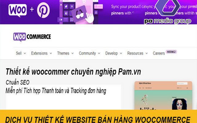 Dịch vụ thiết kế website bán hàng Woocommerce cho POD và Dropship
