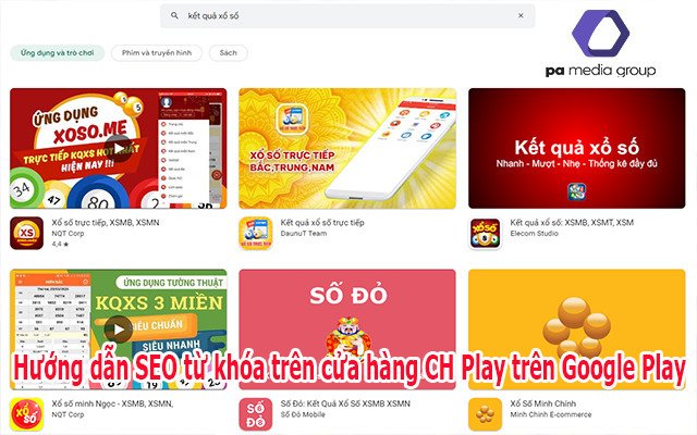 Hướng dẫn seo từ khóa trên CH Play thiết bị Android hiệu quả.