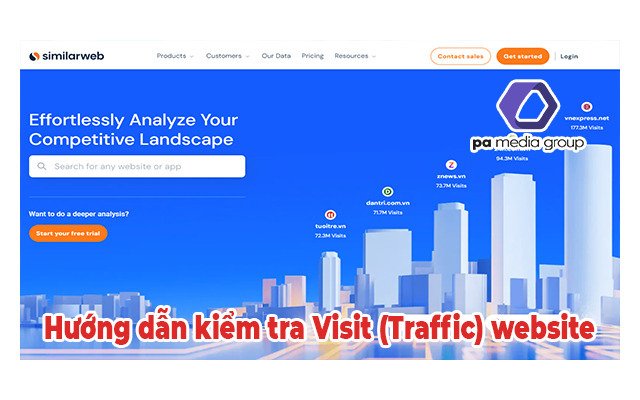 Hướng dẫn kiểm tra Visit (Traffic) website bất kỳ miễn phí?