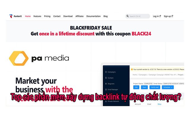 Các phần mềm thiết lập backlink tự động nên dùng?