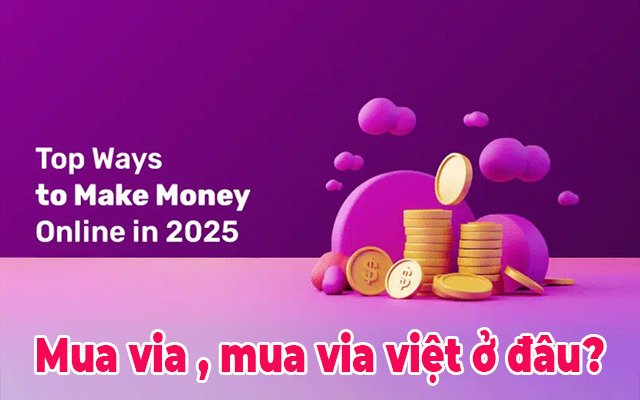 Cách chọn mua Via , Mua Via Việt để có tài khoản chất lượng?