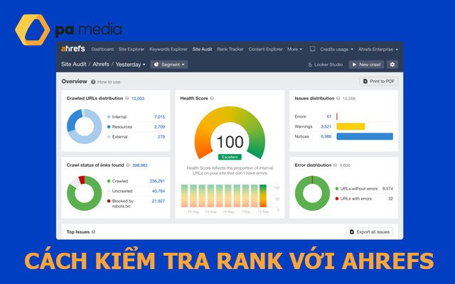 Cách kiểm tra thứ hạng từ khóa với Ahref ( 243 quốc gia) cực chính xác.