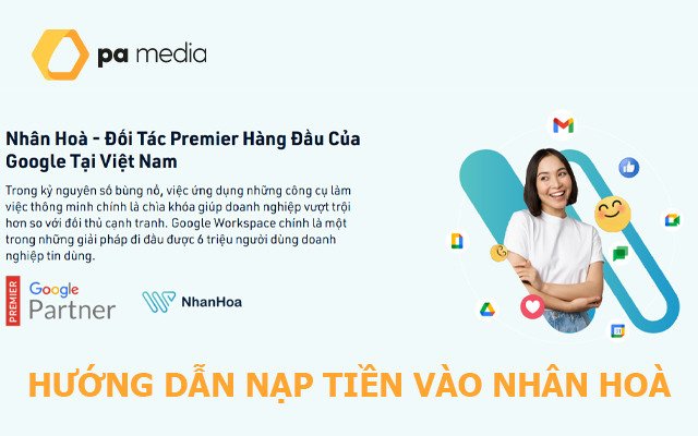 Cách nạp tiền , thanh toán tiền dịch vụ tại nhà cung cấp tên miền Nhân Hòa
