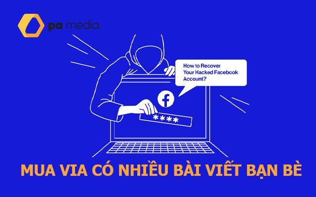 Via có nhiều bài đăng (Post), nhiều bạn bè?