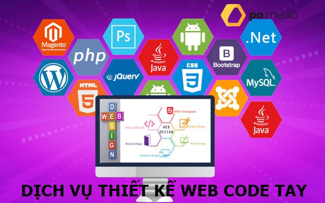 Phân biệt thiết kế web code tay và thiết kế web bằng mã nguồn mở