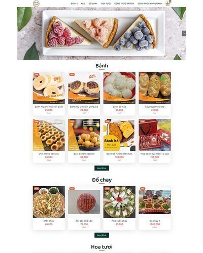 Web Cửa Hàng Bánh Ngọt