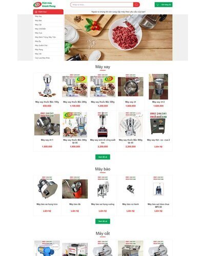 Web điện máy Khánh Phong